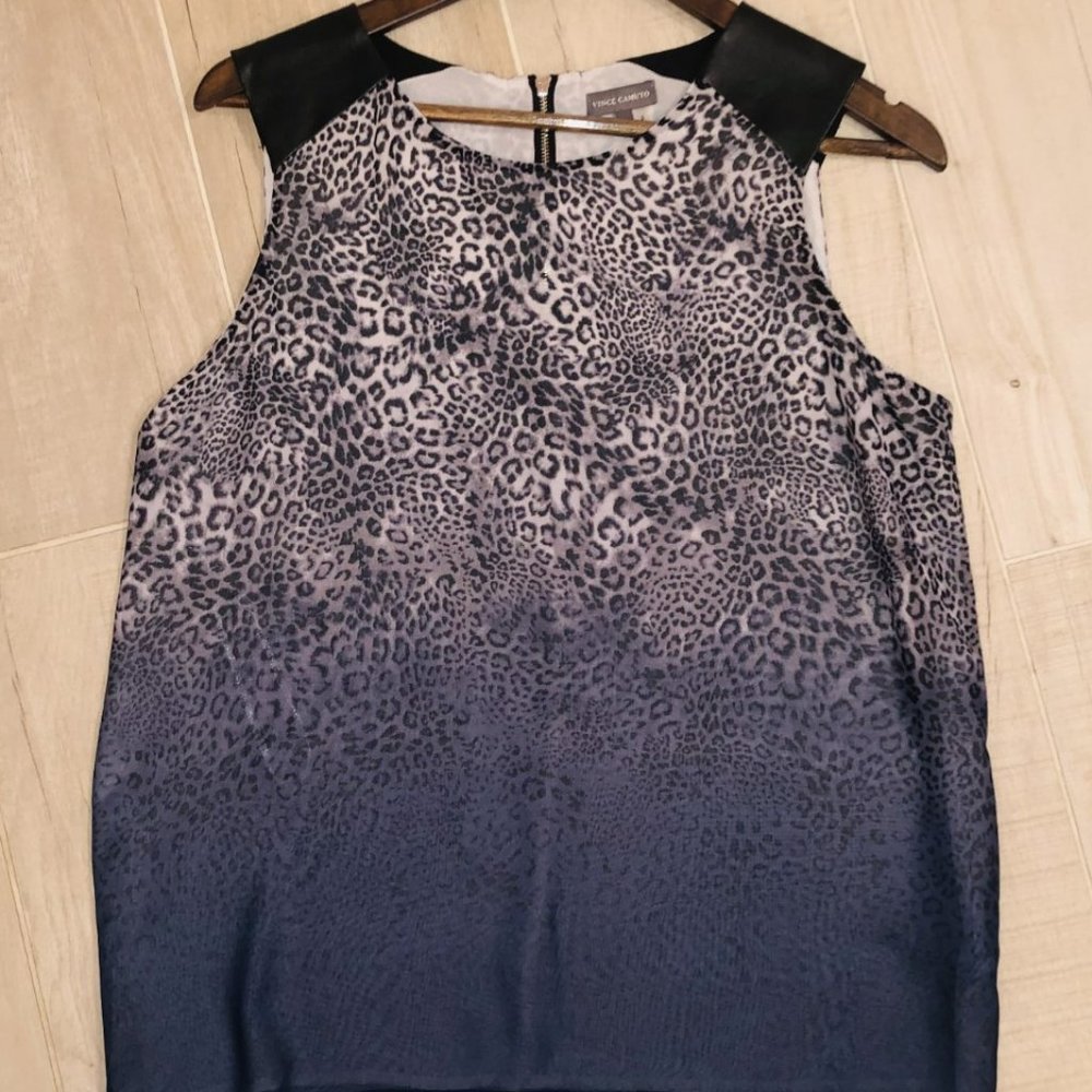 Vince Camuto Leopard Blouse